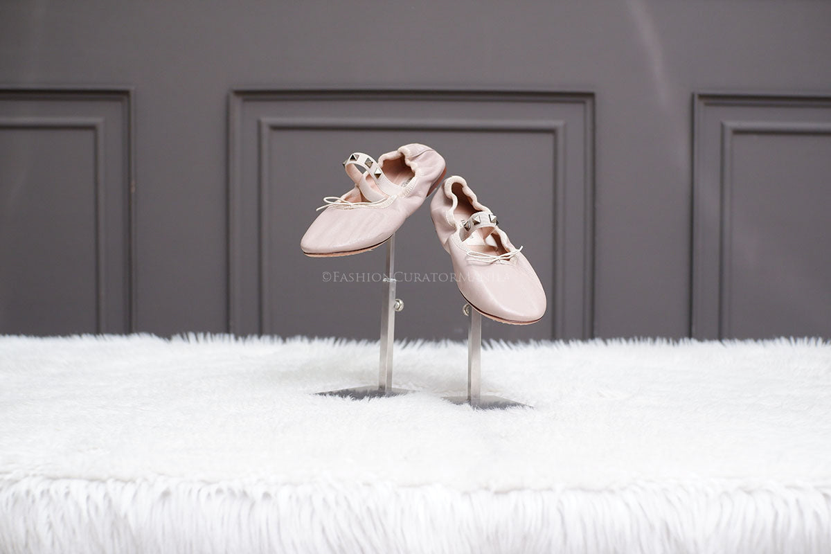 UNUSED VALENTINO BALLERINA LEATHER NUDE