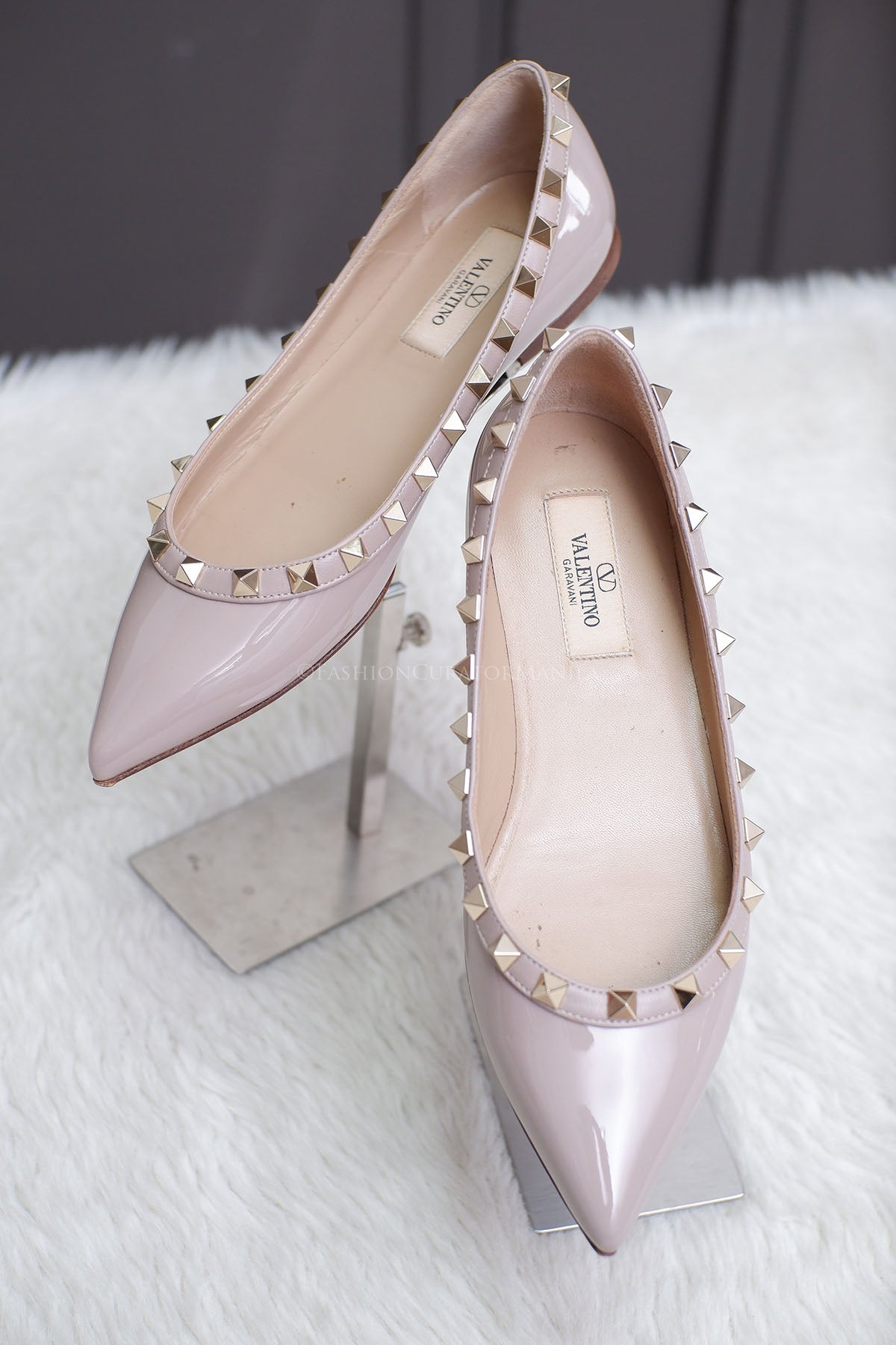 31 PRE-OWNED BALLERINA PATENT BLUSH
