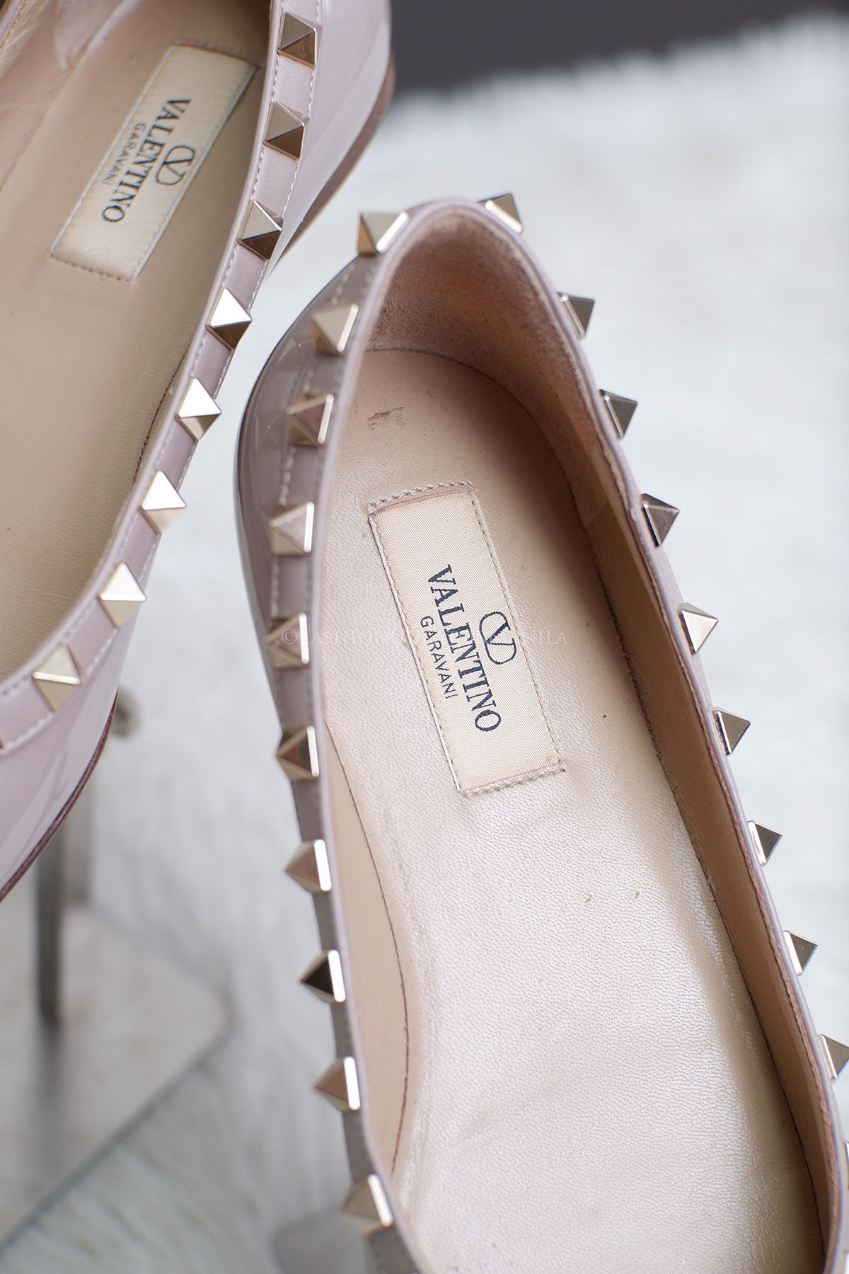 31 PRE-OWNED BALLERINA PATENT BLUSH