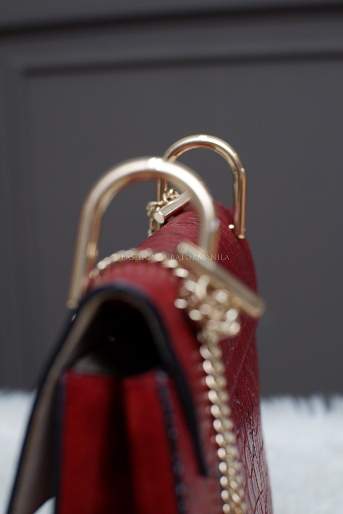 PRE-OWNED CHLOE DREW BURGUNDY