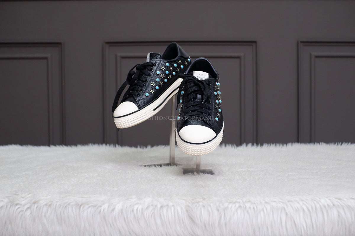 PRE-OWNED VALENTINO SNEAKERS BLACK