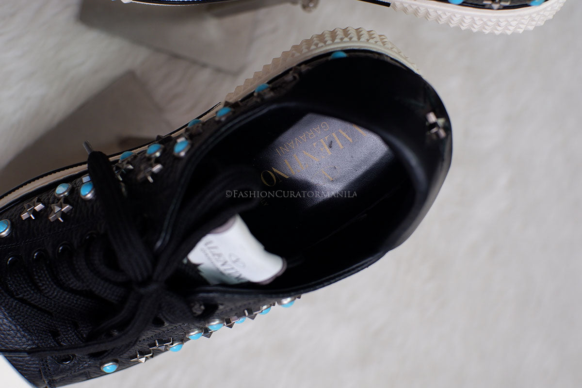 PRE-OWNED VALENTINO SNEAKERS BLACK