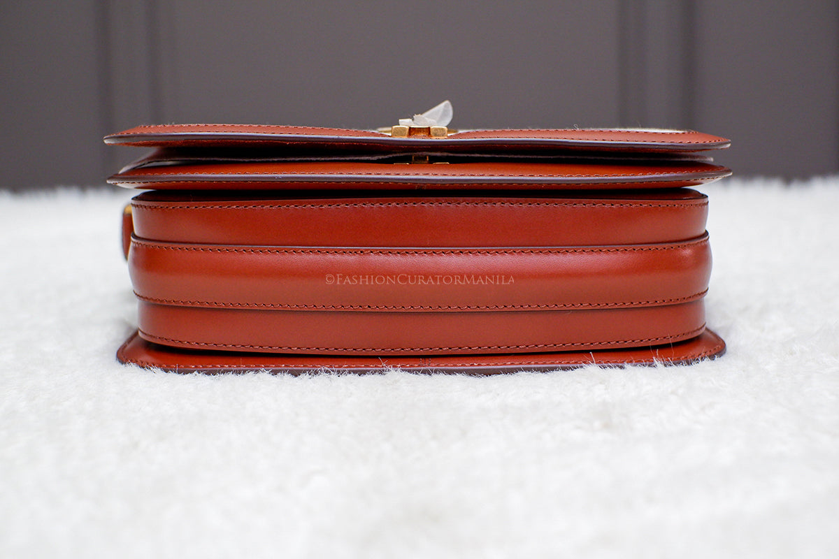 BRAND NEW AMI PARIS LIGHT TAUPE GRAINED LEATHER
