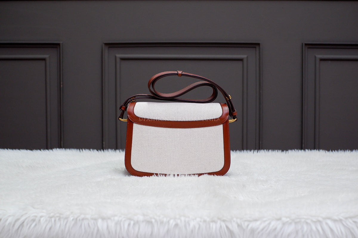 BRAND NEW AMI PARIS LIGHT TAUPE GRAINED LEATHER