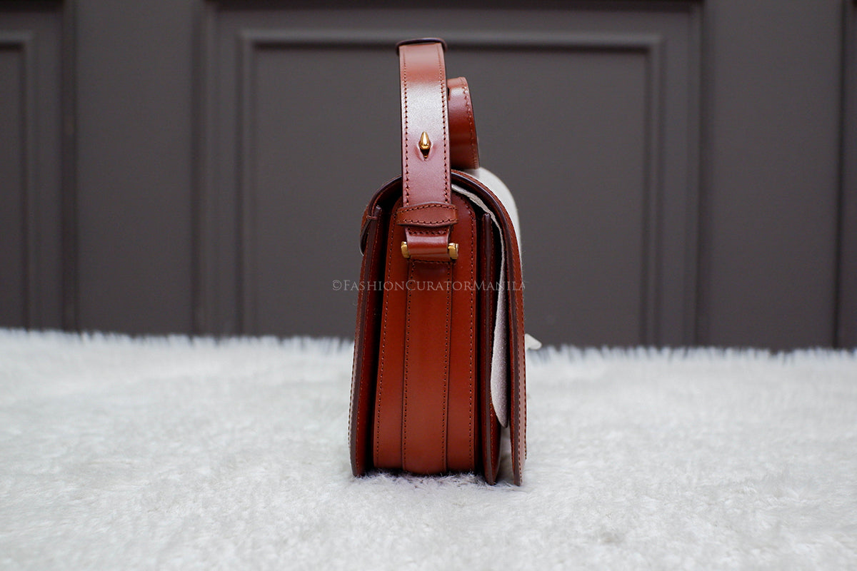 BRAND NEW AMI PARIS LIGHT TAUPE GRAINED LEATHER