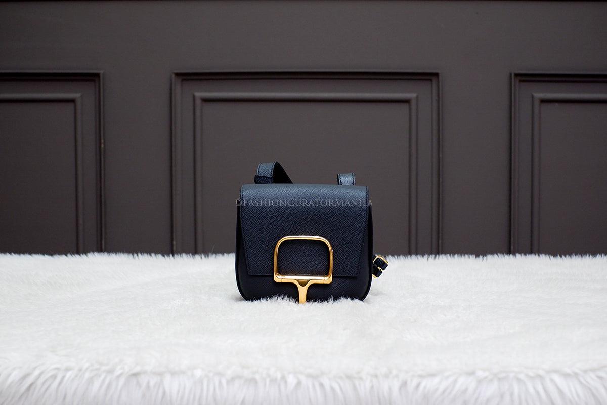 BRAND NEW HERMES DELLA CAVALLERIA MINI BLACK STAMP U