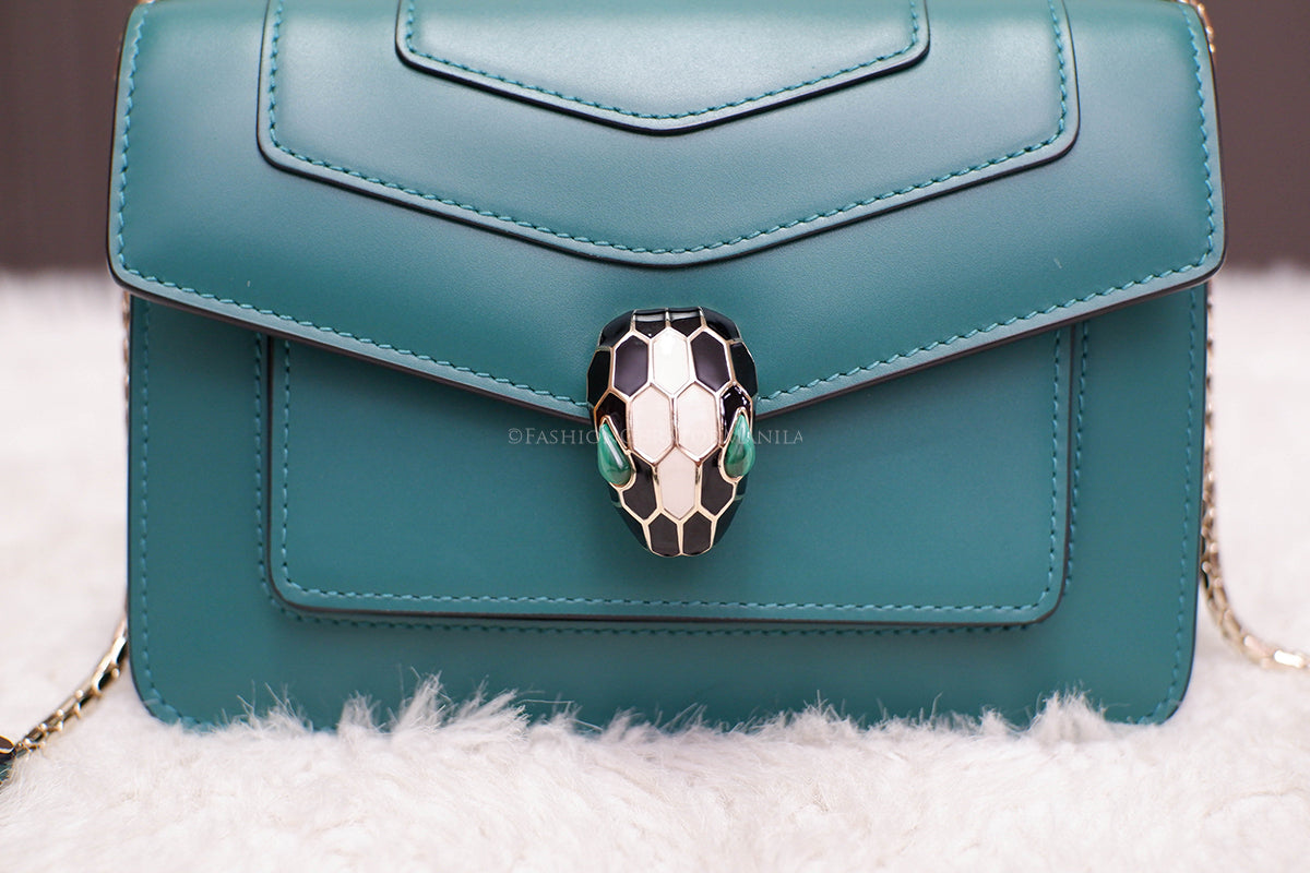 LIKE NEW BULGARI SERPENTI FOREVER CALF