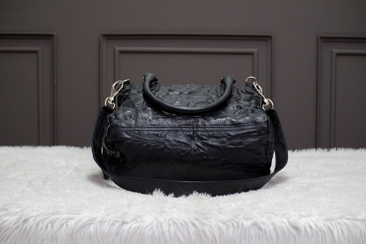 LIKE NEW GIVENCHY MEDIUM PANDORA BLACK TOP HANDLE SLING