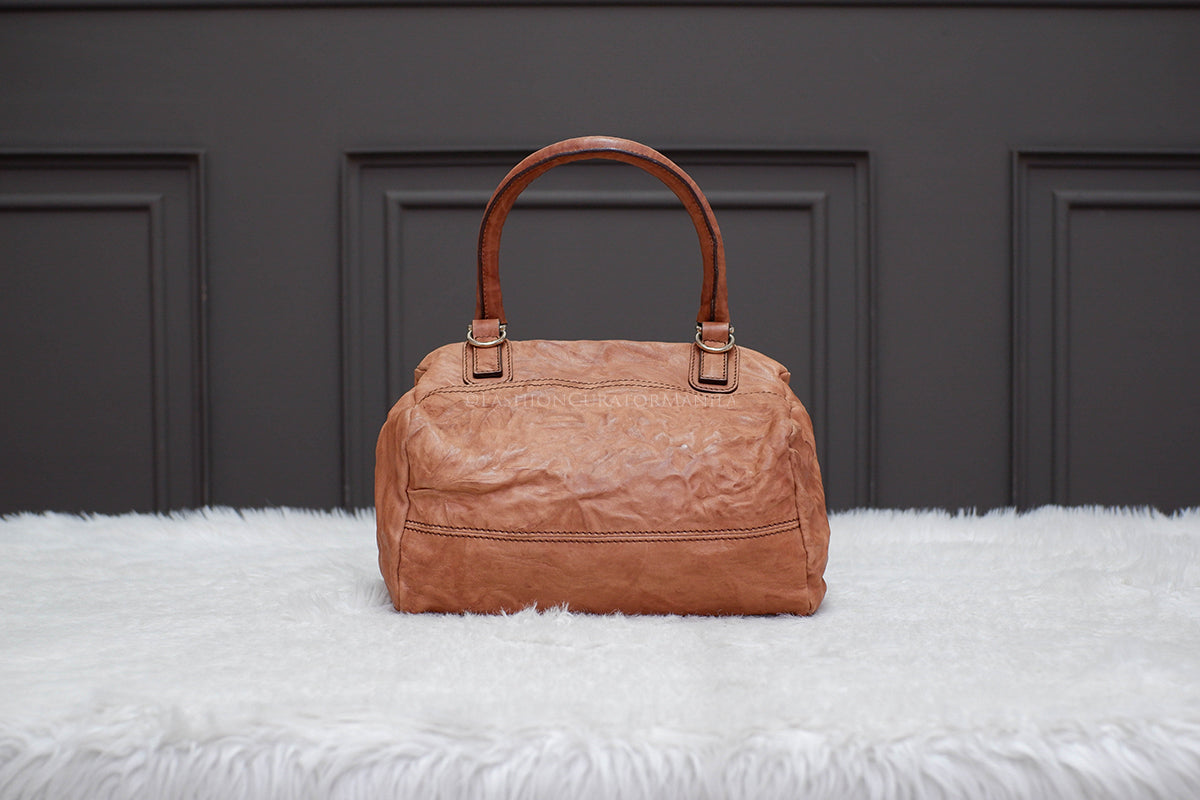 LIKE NEW GIVENCHY SMALL PANDORA TOP HANDLE SLING BEIGE