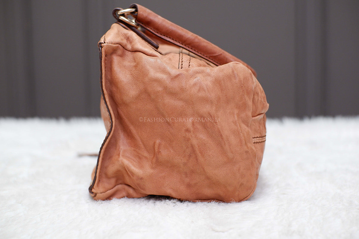 LIKE NEW GIVENCHY SMALL PANDORA TOP HANDLE SLING BEIGE