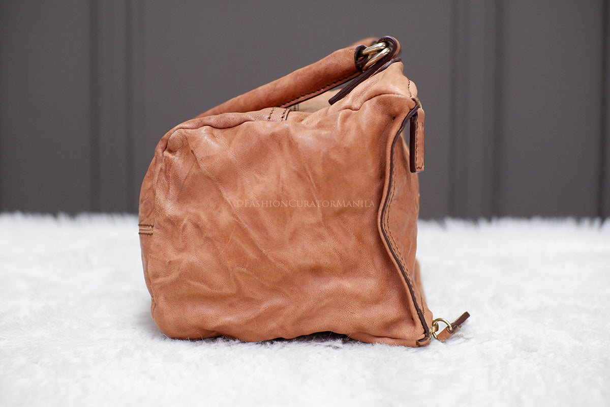 LIKE NEW GIVENCHY SMALL PANDORA TOP HANDLE SLING BEIGE