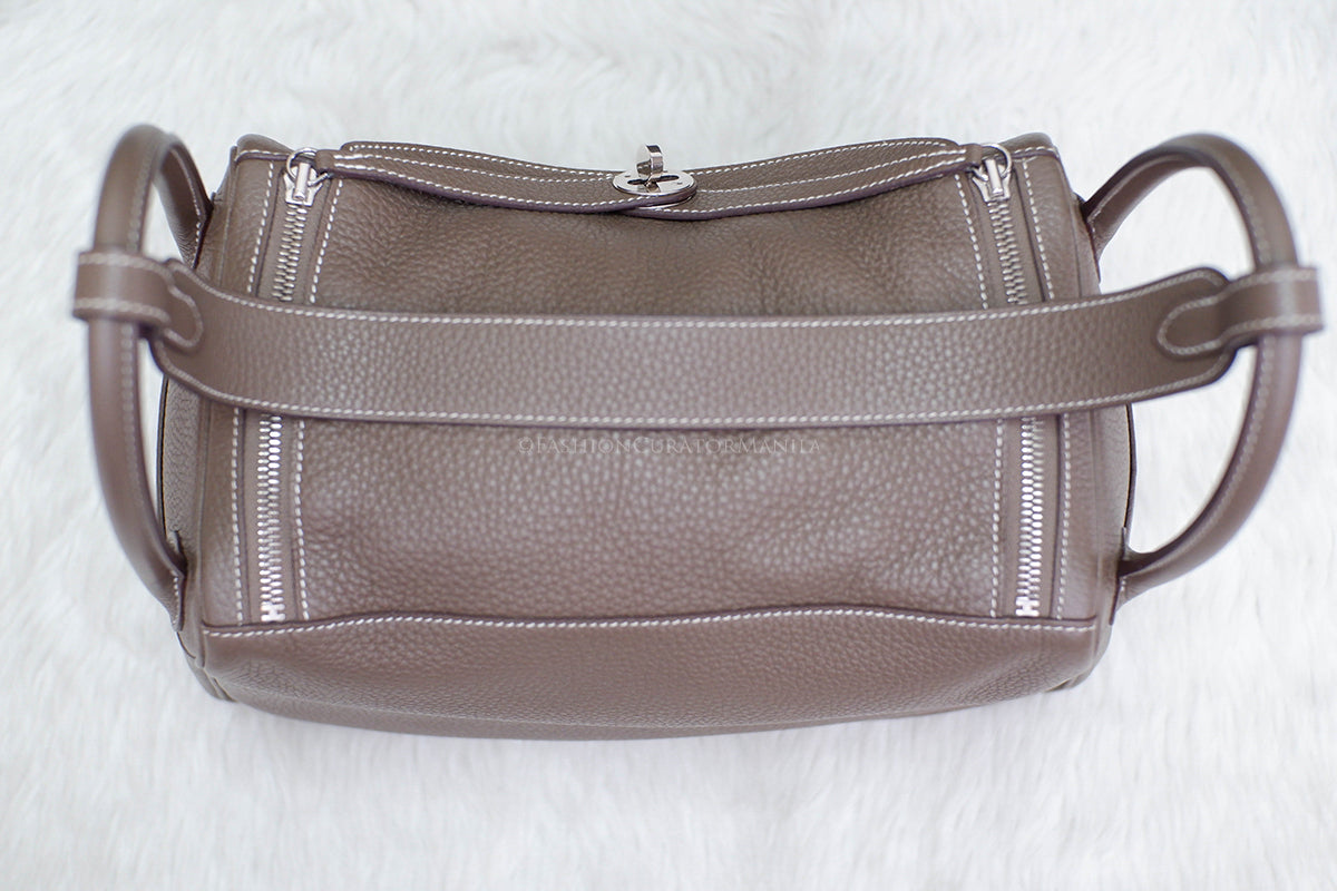 LIKE NEW HERMES LINDY 30 ETOUPE STAMP Y