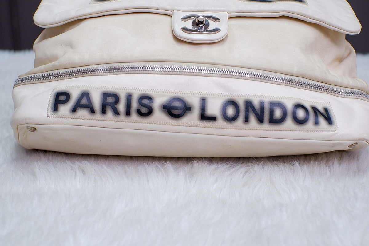 PRE-OWNED CHANEL EXPANDABLE LONDON BAG SERIES 12