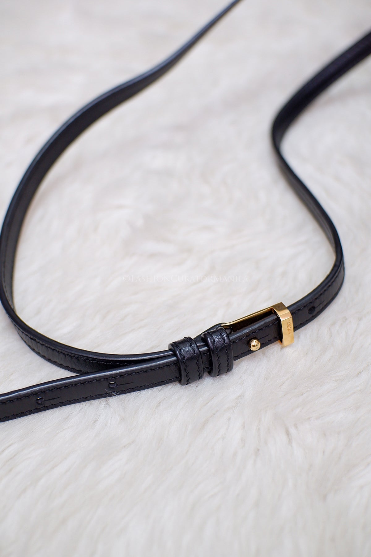 PRE-OWNED LOEWE SMALL BARCELONA SLING BLACK