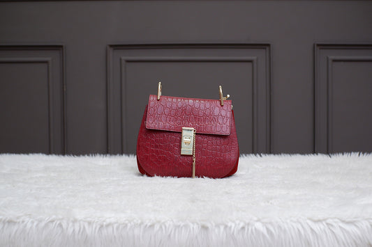 PRE-OWNED CHLOE DREW BURGUNDY