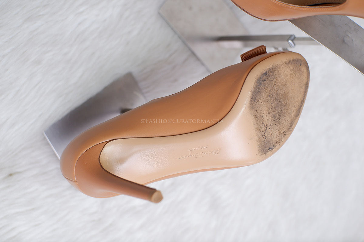 PRE-OWNED SALVATORE FERRAGAMO MOOD NUDE