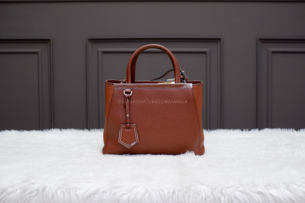 BRAND NEW FENDI PETITE 2JOURS BROWN