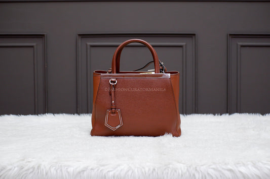 BRAND NEW FENDI PETITE 2JOURS BROWN