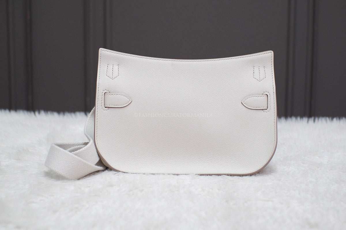 BRAND NEW HERMES MINI JYPSIERE BETON