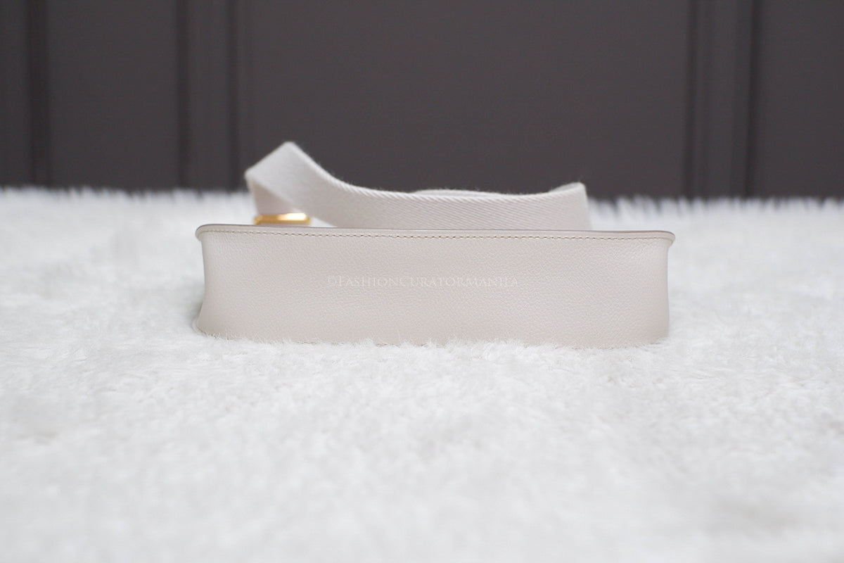 BRAND NEW HERMES MINI JYPSIERE BETON