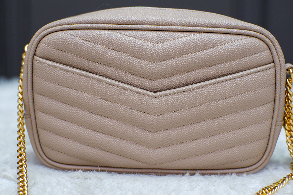 BRAND NEW YSL MINILOU BEIGE TASSEL BAG