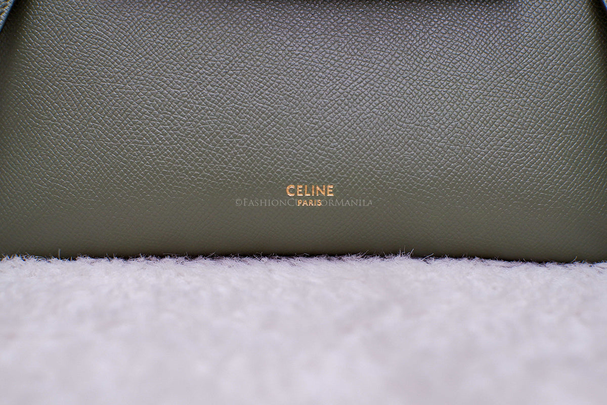 PRE-OWNED CELINE MICRO BELT BAG ARMY GREEN