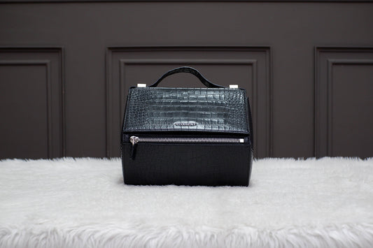 PRE-OWNED GIVENCHY MEDIUM PANDORA BOX BLACK