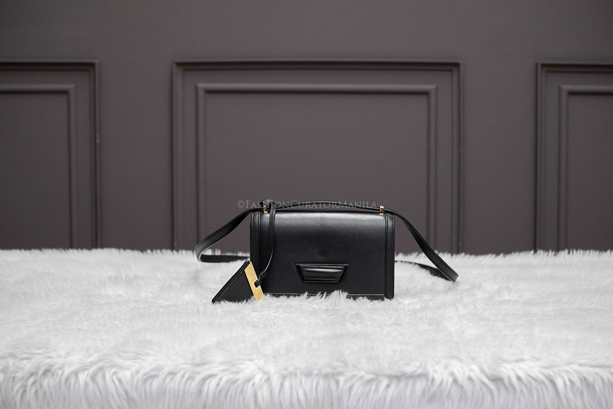 PRE-OWNED LOEWE SMALL BARCELONA SLING BLACK