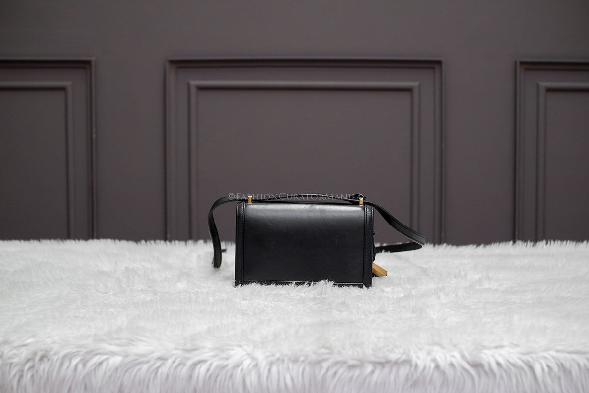 PRE-OWNED LOEWE SMALL BARCELONA SLING BLACK
