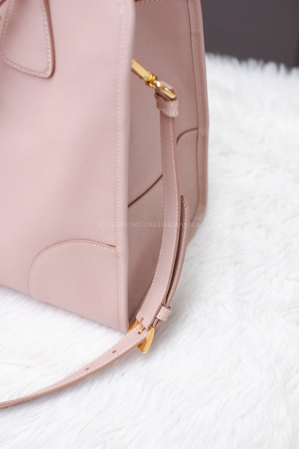 UNUSED PRADA SAFFIANO LUX LIGHT PINK